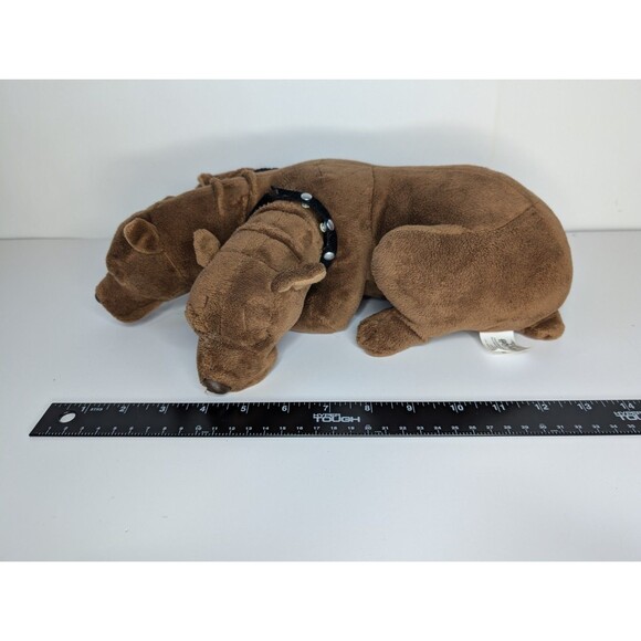 Harry Potter 3 Headed Dog Plush Cerberus  Wizarding World Sleeping Snoring - Picture 9 of 9